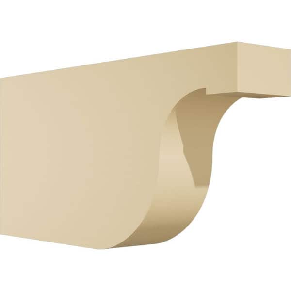 Ekena Millwork Standard Del Monte 3 in. W x 8 in. H x 16 in. D Signature Urethane Rafter Tail Outlooker