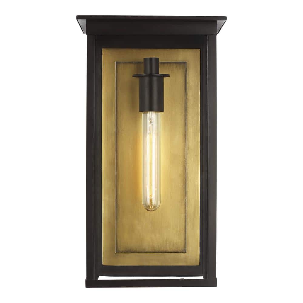 Freeport Large 1-Light Heritage Copper Outdoor Hardwired Wall Lantern Sconce with Clear Glass Rectangular Shade price history on PriceWatchPro