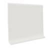 ROPPE Pinnacle Rubber White 0.125 in. x 4 in. x 48 in. Wall Cove Base (30-Pieces) 40CR4P170