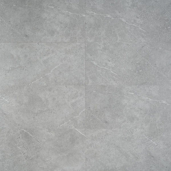 Cippia Sandstone Gray 28 MIL x 12 in. W x 24 in. L Click-Lock Waterproof Vinyl Plank Flooring (23.45 sq. ft./Case)