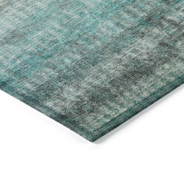 Chantille Machine Washable Indoor/Outdoor Abstract ACN2315 Teal 5 ft. x 7 ft. 6 in. Area Rug