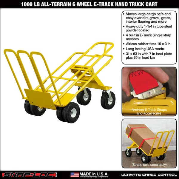 All Terrain Dolly with 6 10 Pnuematic Wheels – New Haven Moving
