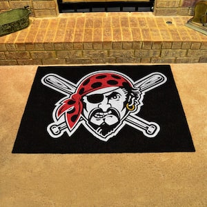 Pittsburgh Pirates Black 3 ft. x 3.5 ft. All-Star Area Rug