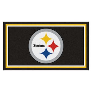 NFL - Pittsburgh Steelers 3 ft. x 5 ft. Ultra Plush Area Rug