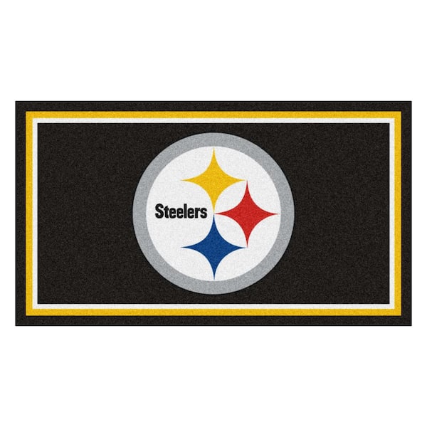 FANMATS NFL - Pittsburgh Steelers 3 ft. x 5 ft. Ultra Plush Area Rug