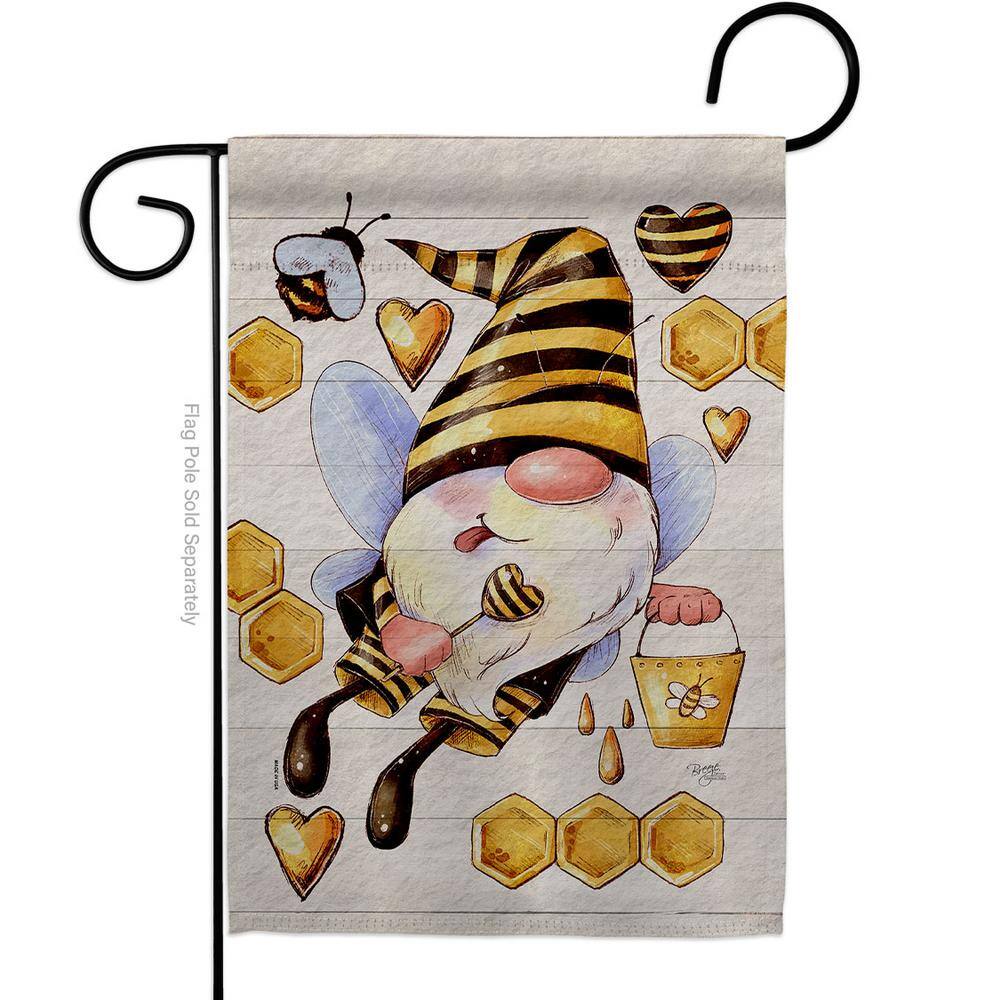 13 in. x 18.5 in. Honey Gnome Garden Flag 2-Sided Friends Decorative Vertical Flags price history on PriceWatchPro