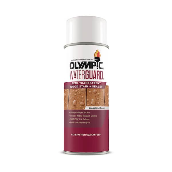 Waterguard 11.75 oz. Woodland Cedar Semi-Transparent Exterior Wood Stain Plus Sealer