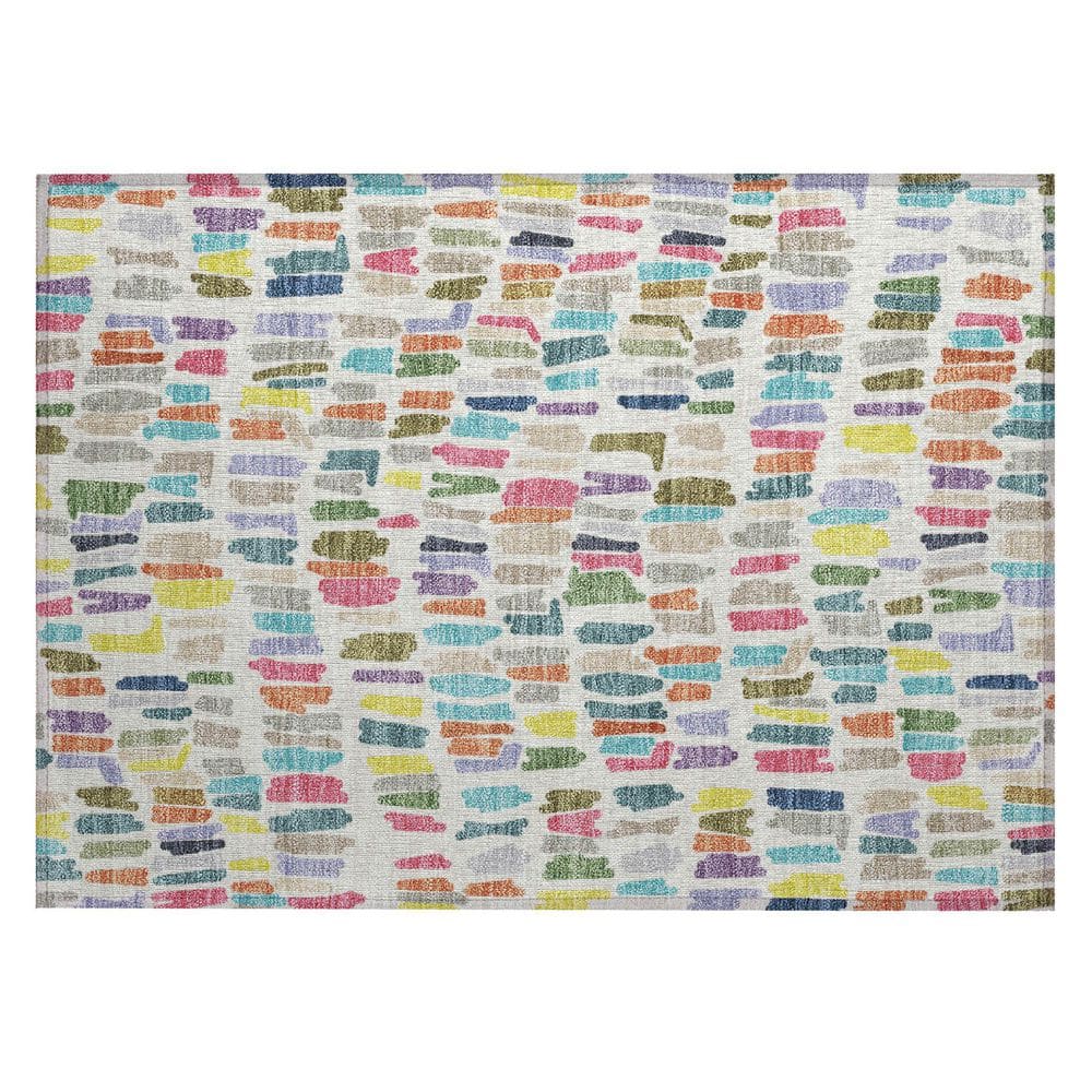 Chantille Machine Washable Indoor/Outdoor Abstract ACN2377 Ivory 2 ft. x 3 ft. Accent Rug price history on PriceWatchPro