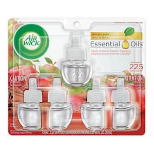 0.67 oz. Plug-In Apple Cinnamon Scented Oil Automatic Air Freshener Refills (5-Count) (2-Pack)