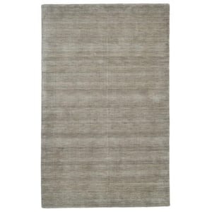 Gray and Ivory Solid Color 2 ft. x 3 ft. Area Rug