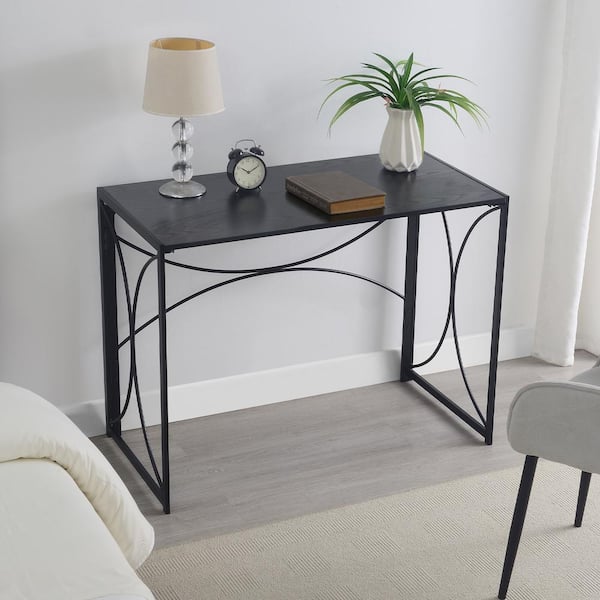 Convenience Concepts Nova 39.5 in. Black Folding Desk