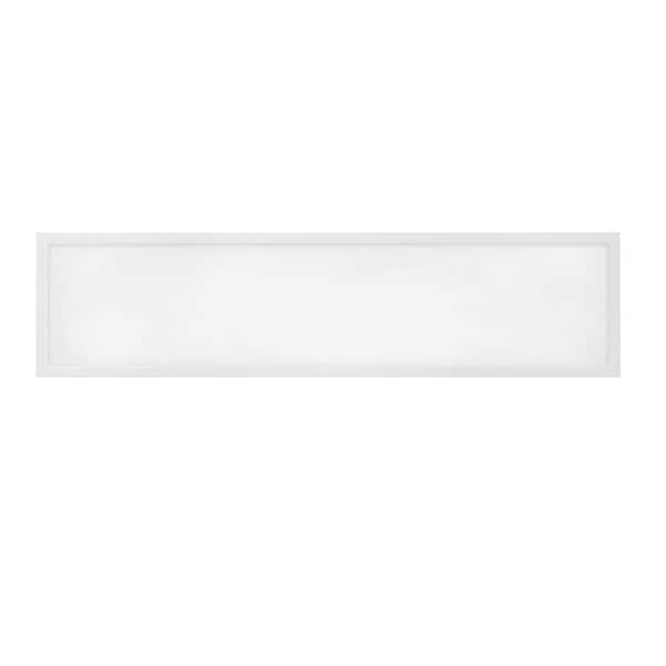 Commercial Electric Flexinstall Panel 12 in. x 48 in. White Integrated LED Flat Panel Light with 5CCT + DuoBright