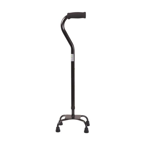 DMI Adjustable Quad Cane in Black