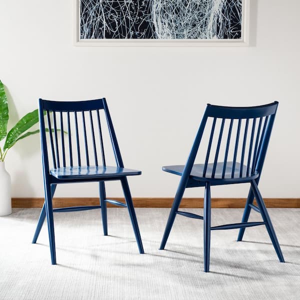 Wren Navy 19 in. Dining Chair (Set of 2)