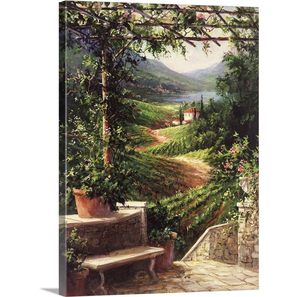 Greatbigcanvas Chianti Vineyard by Art Fronckowiak Canvas Wall Art, image size:1000x1000