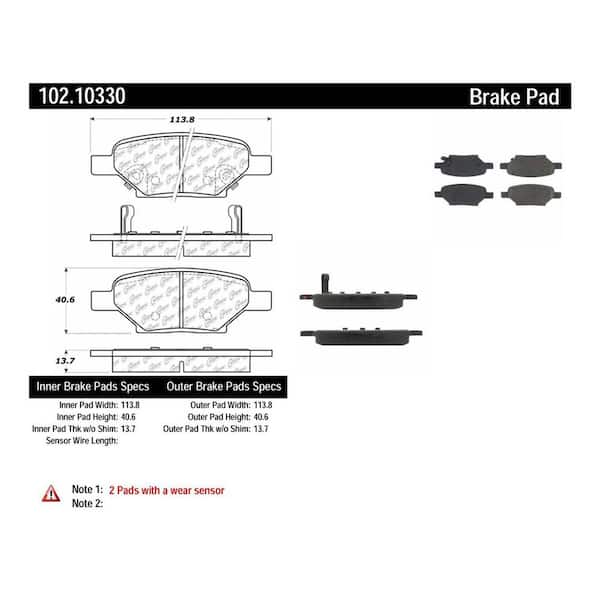 Centric Parts Disc Brake Pad Set