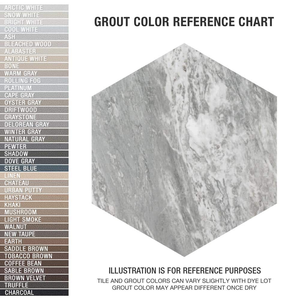 BioTech Hex 11" x 13" Matte Gray Porcelain Tile