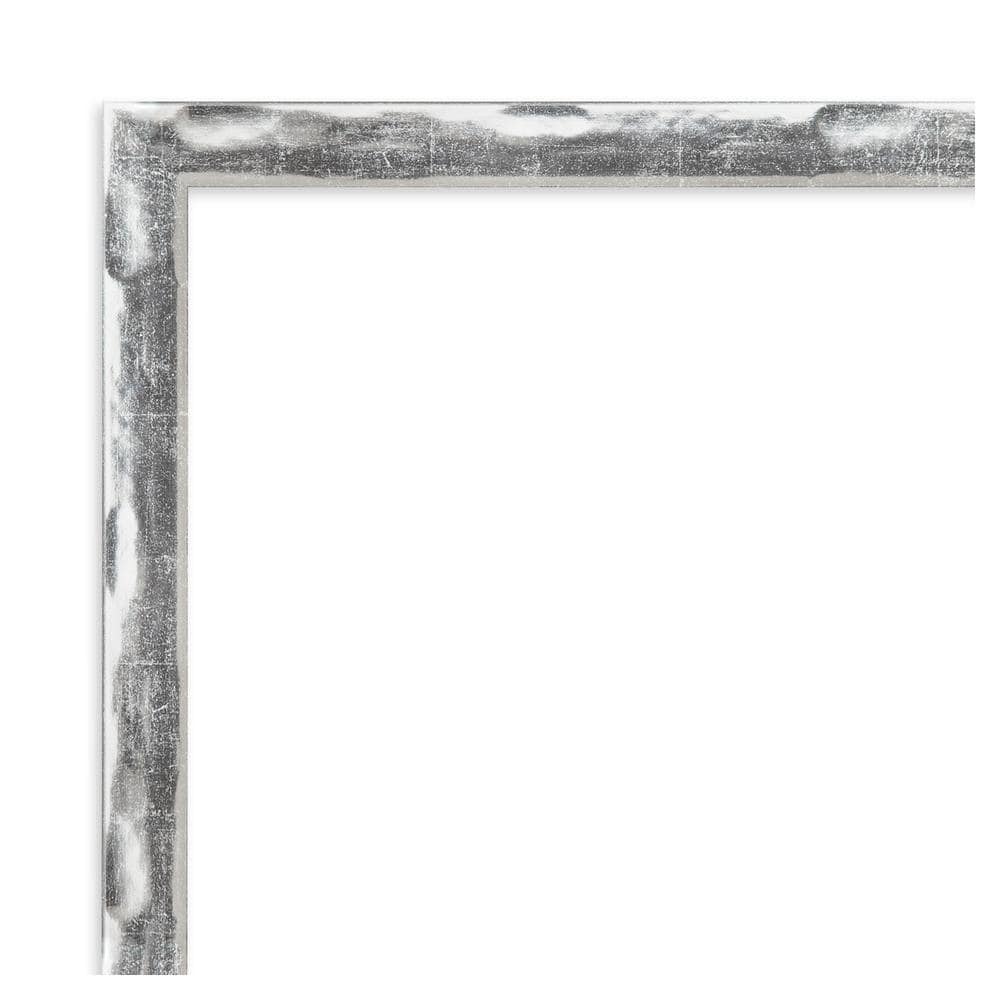 Glossy Silver Polystyrene Rectangular Wall Picture Frame