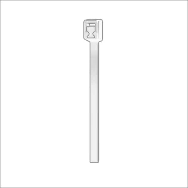11 in. Twist and Cut UL Listed UV Resistant Cable Zip Ties (50-Pack) Natural (White)