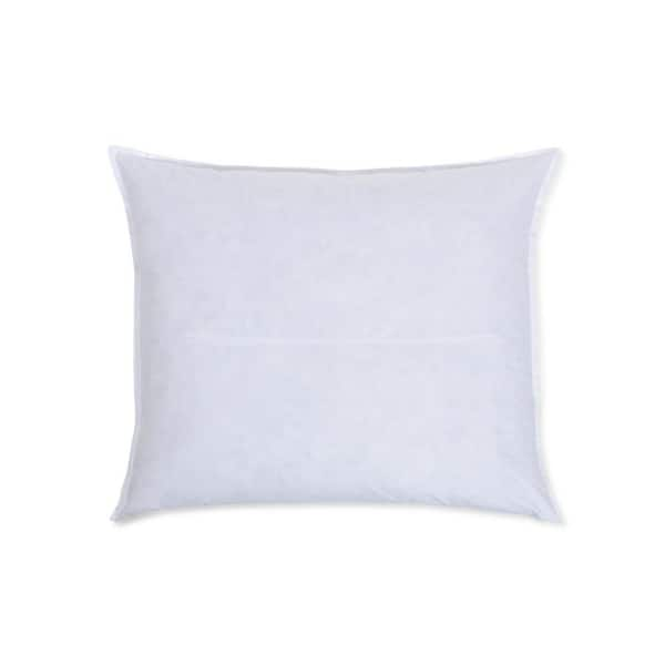 White 24 in. W x 24 in. L Faux Fur Square Shag Throw Pillow 507961GYH - The  Home Depot