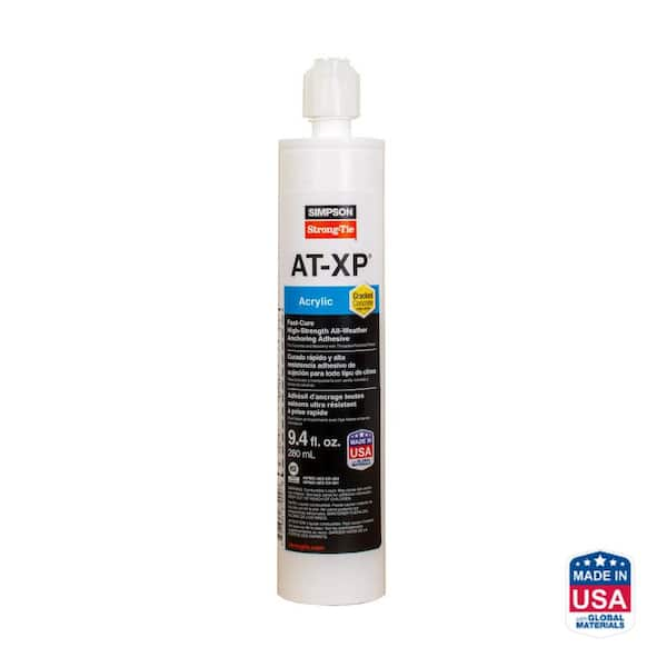 Simpson Strong-Tie AT-XP 9.4 oz. High-Strength Acrylic Anchoring ...