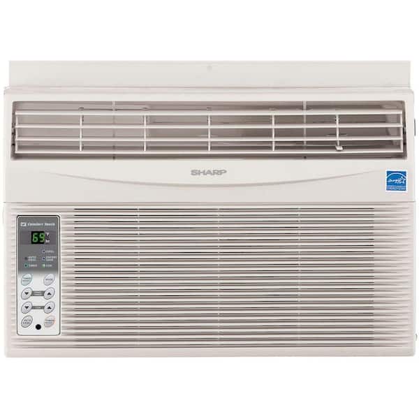 Sharp 6,000 BTU 115-Volt Window-Mounted Air Conditioner with Rest Easy Remote Control