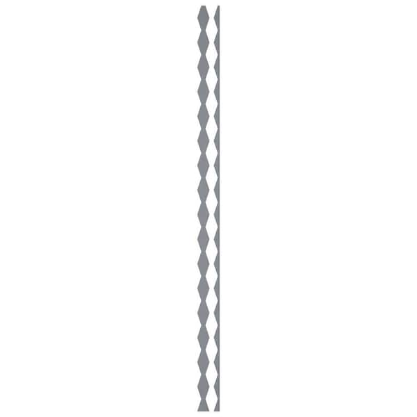 Ekena Millwork Cimarron 0.125 in. T x 0.25 ft. W x 8 ft. L Gold Mirror Acrylic Decorative Wall Paneling 24-Pack