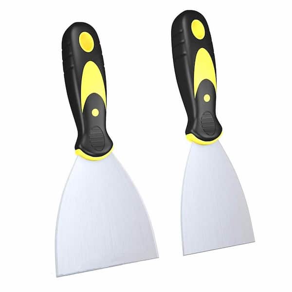 2 in. Flexible Stainless Steel Soft Grip Paint Scraper & Knife
