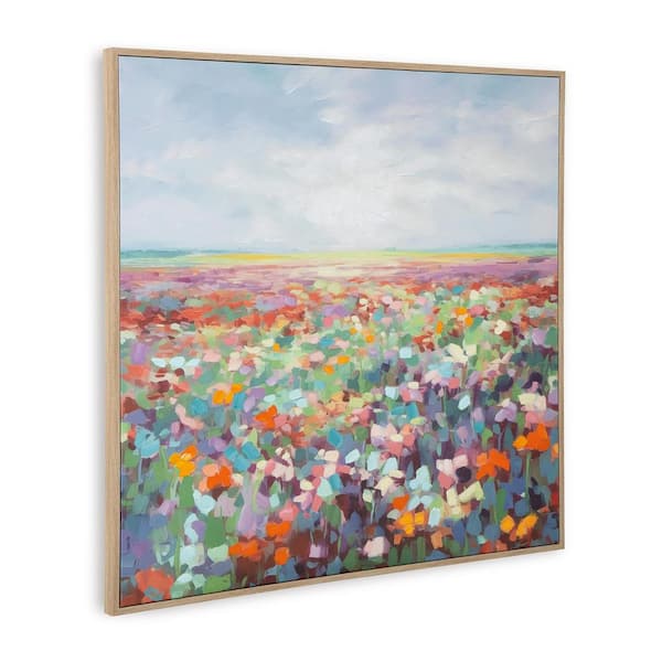 Sethford 1-Piece Framed Country Art Print 48 in. x 48 in.