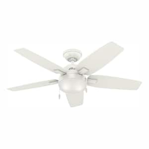 Antero 46 in. LED Indoor Fresh White Ceiling Fan with Light