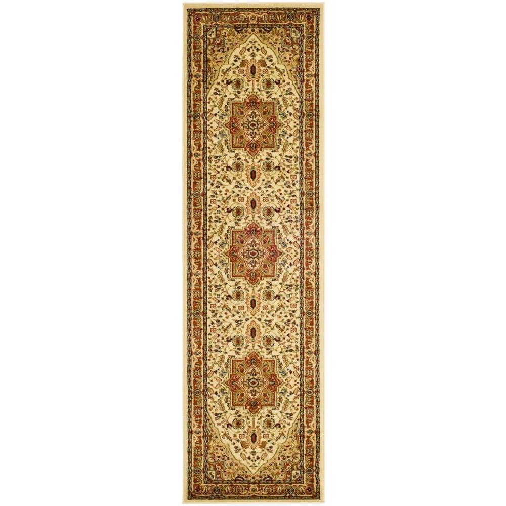 Lyndhurst Ivory/Rust 2 ft. x 8 ft. Floral Border Medallion Runner Rug price history on PriceWatchPro
