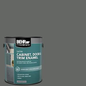 1 gal. #PPU25-02 Black Locust Satin Enamel Interior/Exterior Cabinet, Door & Trim Paint