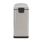 StyleWell 2.6 Gal. Stainless Steel Slim Step-On Trash Can STY-SOT-10-35