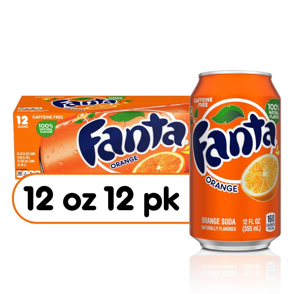 Fanta Grape Soda, 12 oz Can Pack of 24
