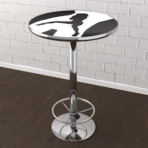 Shadow Babes C Series White 42 in. Bar Table