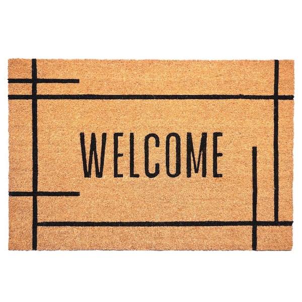 Calloway Mills Modern Natural Welcome Doormat 30