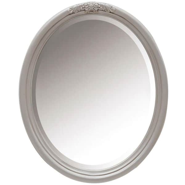 H Framed Oval Bathroom Vanity Mirror, Home Depot Oval Mirror