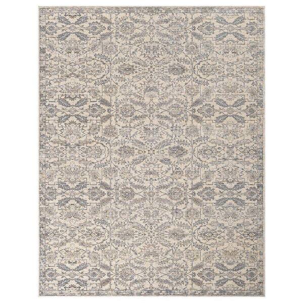 8 ft. x 11 ft. Grey Camilla Western Area Rug