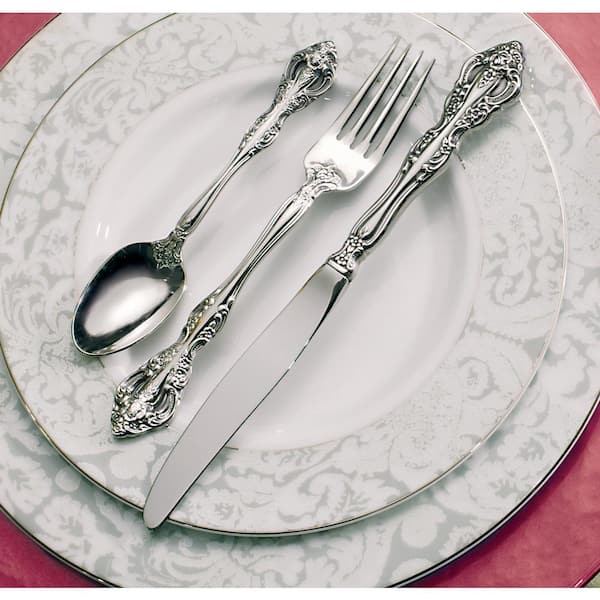 18/10 Stainless Set of 4 Dinner Forks Oneida Michelangelo Fine Flatware Set 