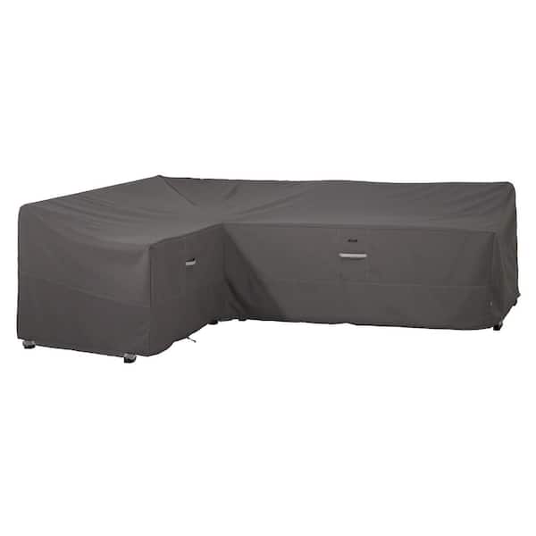 Classic Accessories Ravenna 83 in. L x 104 in. L x 32 in. D x 31 in. H Left Facing L-Shape Sectional Lounge Set Cover