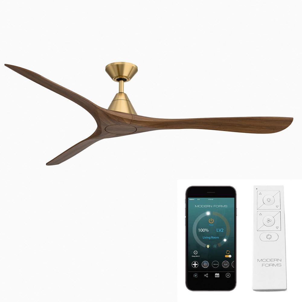 Carve 72 in. Smart Indoor/Outdoor Soft Brass/Distressed Koa Downrod Mount Standard Ceiling Fan with Remote price history on PriceWatchPro