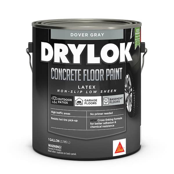 1 gal. Dover Gray Low Sheen Latex Interior/Exterior Concrete Floor Paint