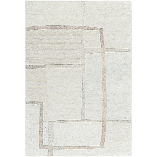 Brook 2 ft. x 3 ft. Beige BKO-2327 Handmade, Area Rug