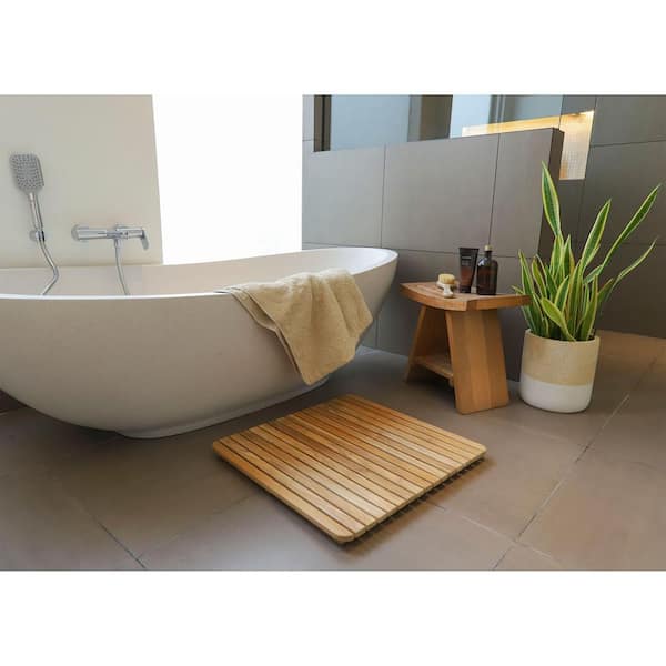 Teak Shower Mat 36 X 30 - Teak Spa and Outdoor Furniture