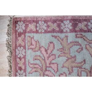Pink 8 ft. x 10 ft. Hand Knotted Wool Traditional Heriz Area Rug
