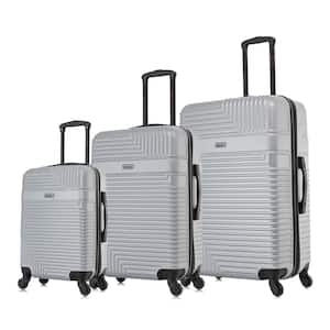 Resilience Lightweight Hardside Spinner Silver 3-Piece Luggage set 20 in. x 24 in. x 28 in.
