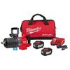 Milwaukee M18 FUEL 18V Lithium-Ion Brushless Cordless 1 in. Impact Wrench with D-Handle Kit with Two 12.0 Ah Batteries 2868-22HD