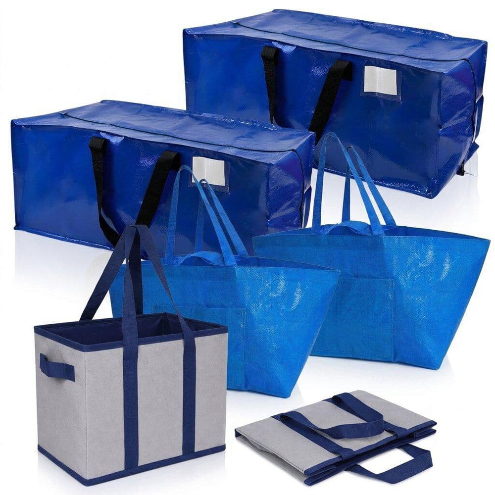 Back-to-Campus 6-Pc Moving Bundle: Moving Bags, Grey Storage Totes, Haul-It-All Bags price history on PriceWatchPro