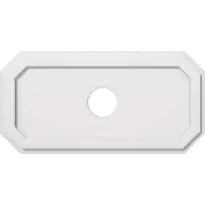 28 in. W x 14 in. H x 4 in. ID x 1 in. P Emerald Architectural Grade PVC Contemporary Ceiling Medallion
