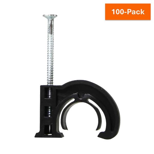 Uponor 1/2 in. 5/8 in. 3/4 in. PEX Pipe Plastic Tube Talon with Nail (100-Pack)